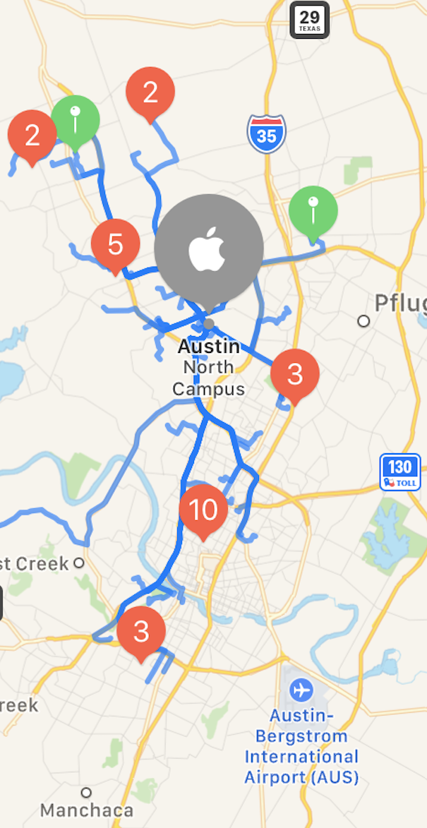 Bike-to-Work Dashboard supporting view